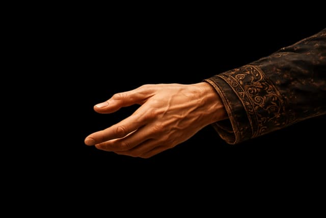 Man's hand